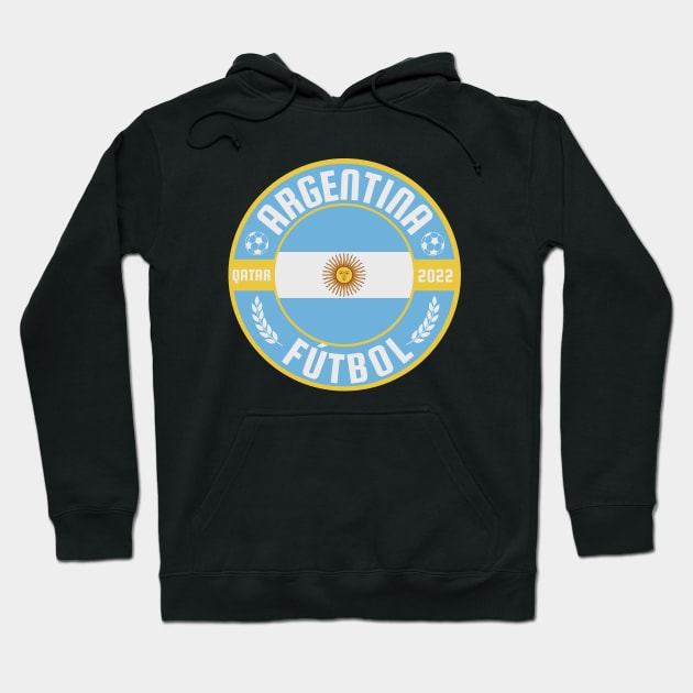 Argentina Futbol Hoodie by footballomatic